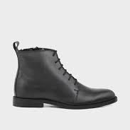SKU:1003-Black Cow Leather Chukka boots
